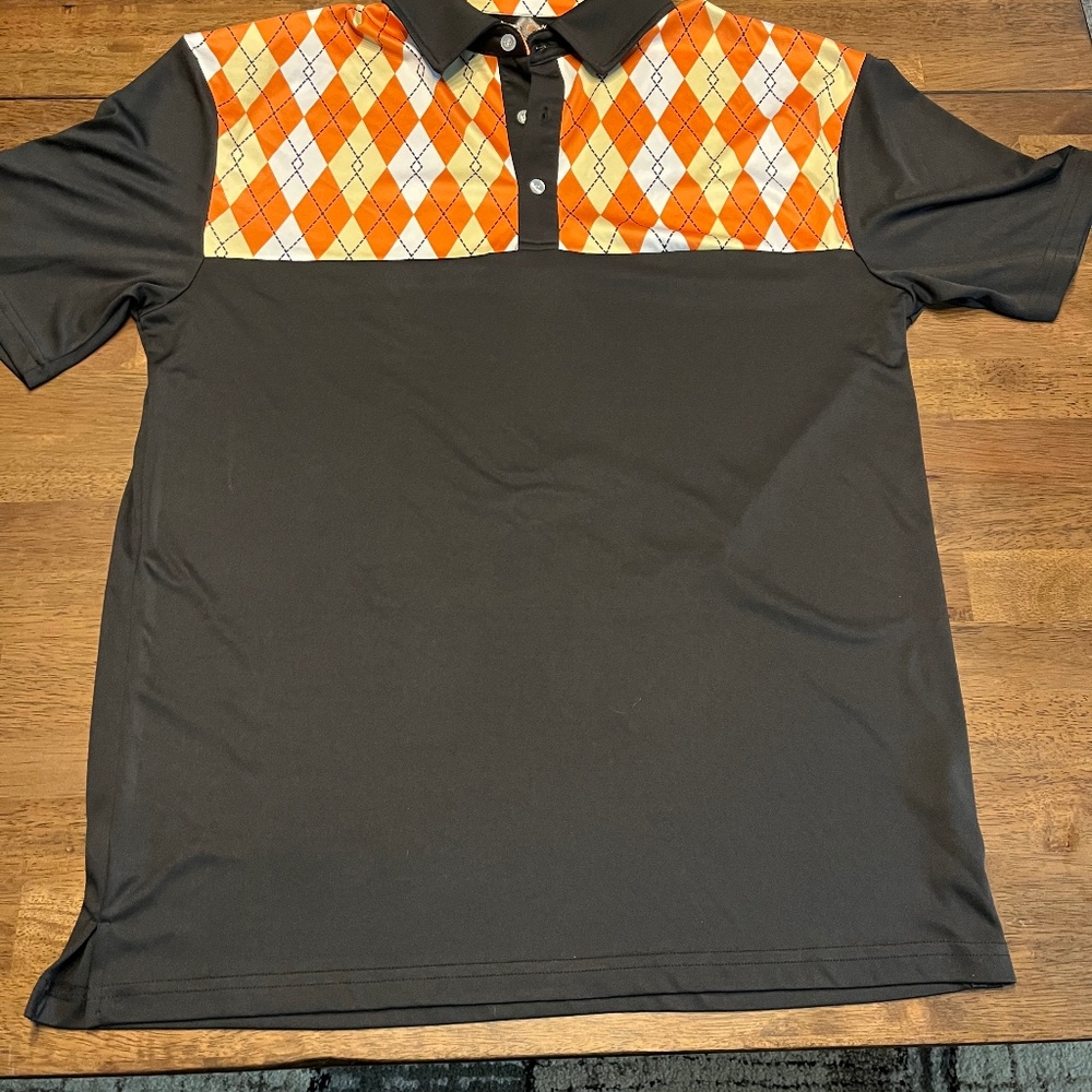 Tito’s Argyle Polo shirt large
